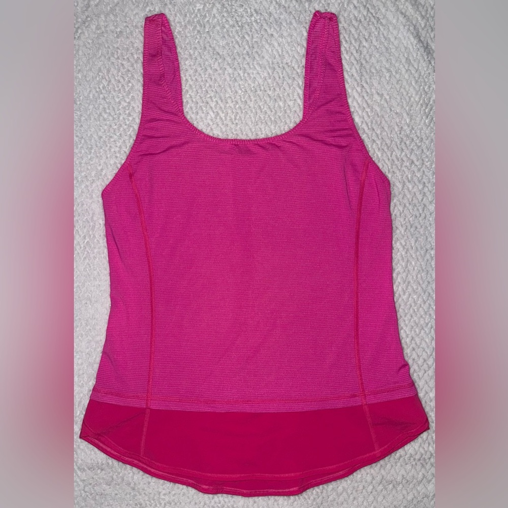 Lululemon Run Mod Moves Singlet Raspberry Glow - Picture 6 of 6